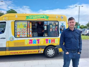 Ice cream truck at Arrotek